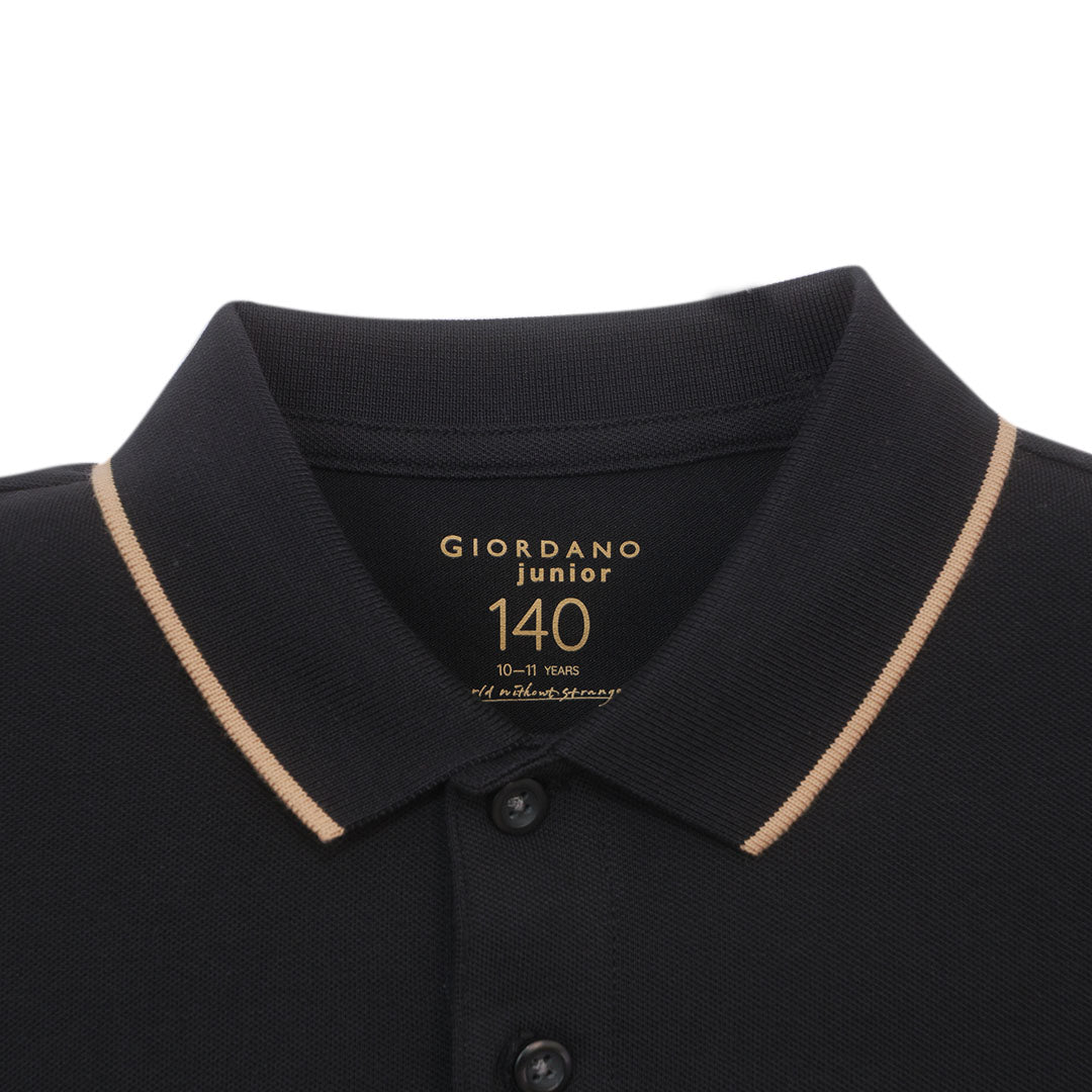 GIORDANO Junior Cotton Lycra  Slim Fit Bold Polo (03015332)