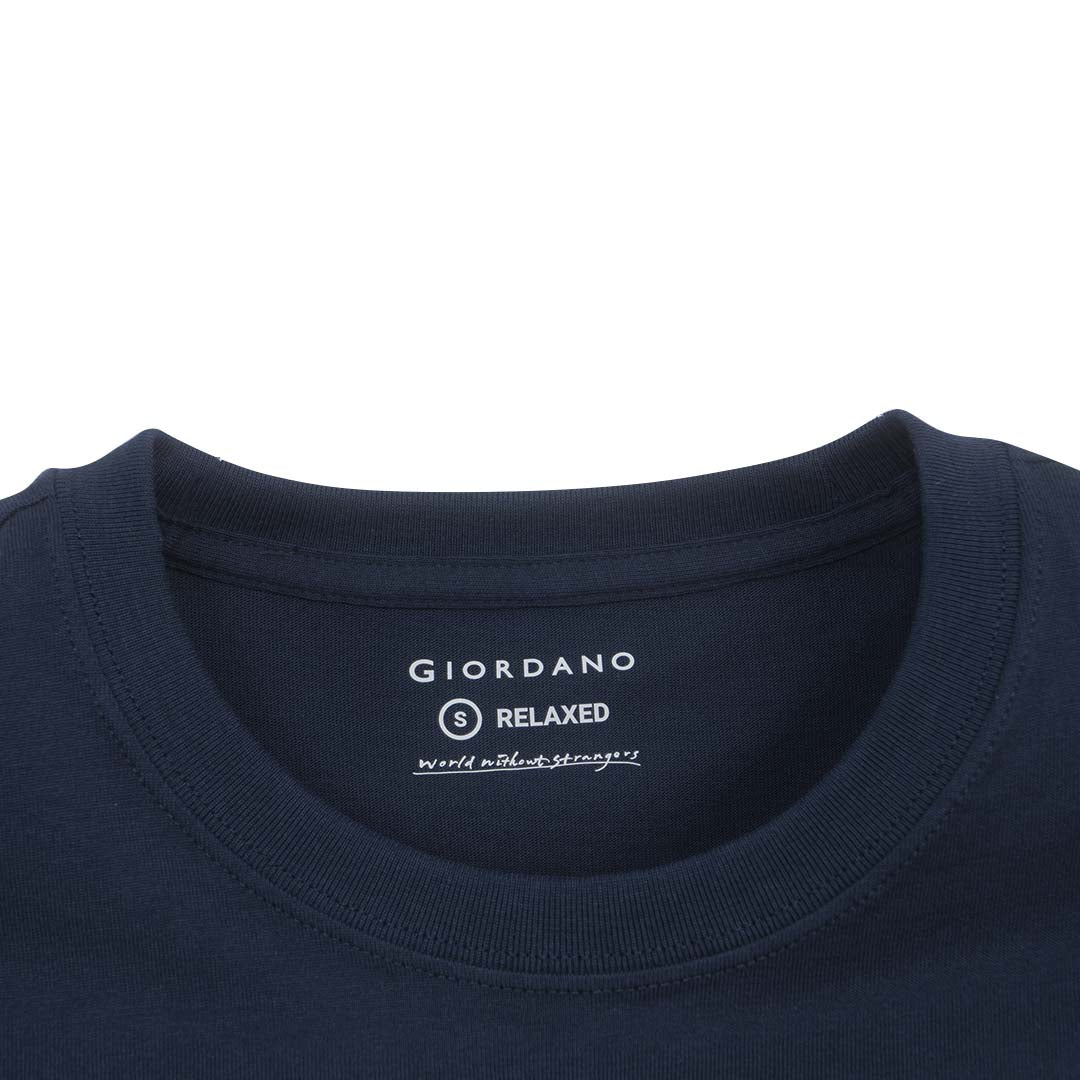 GIORDANO Men's Cotton Jersey Relax Fit Printed Tee (01096272)