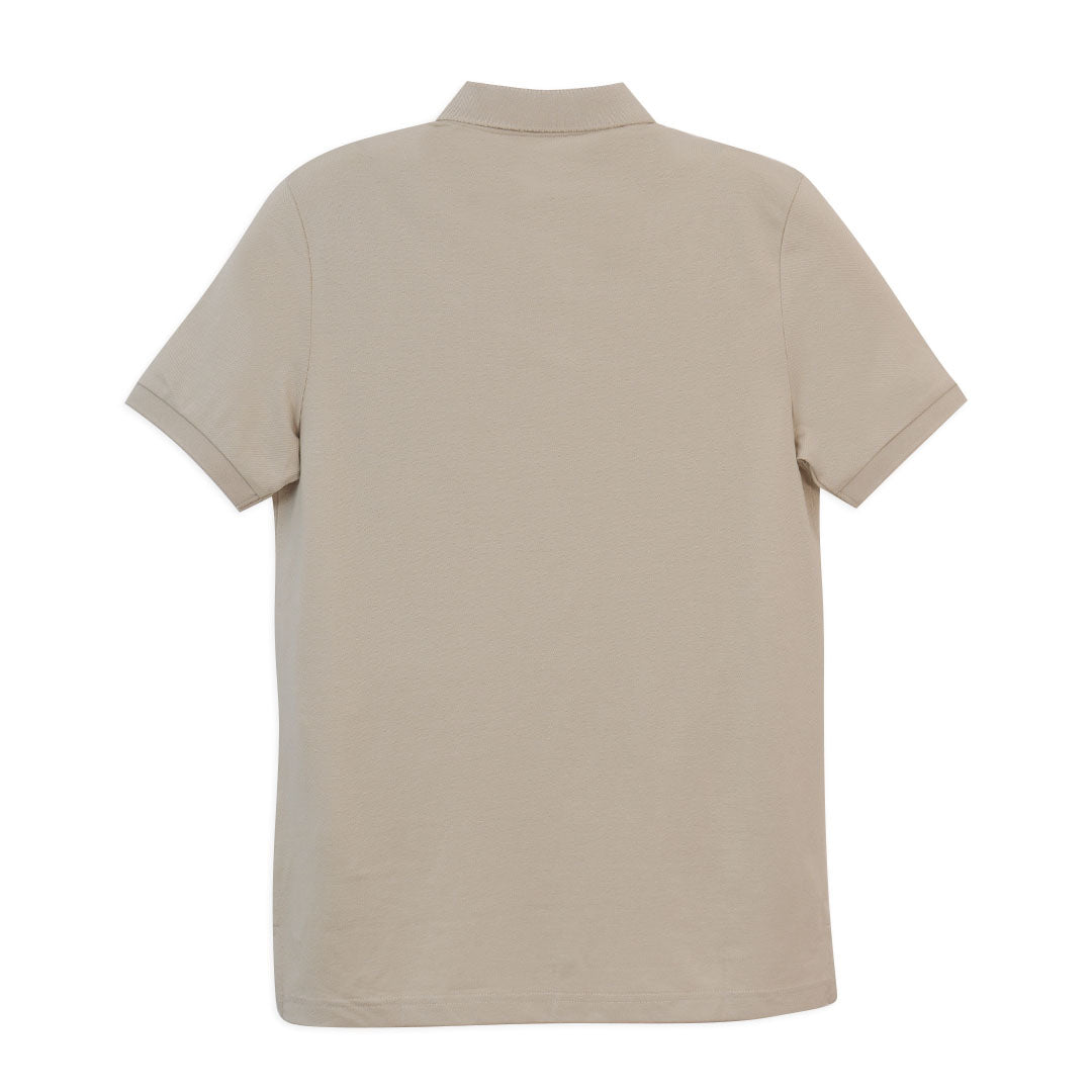 GIORDANO Men's Silk Blend Emblem Slim Fit Polo (01016293)
