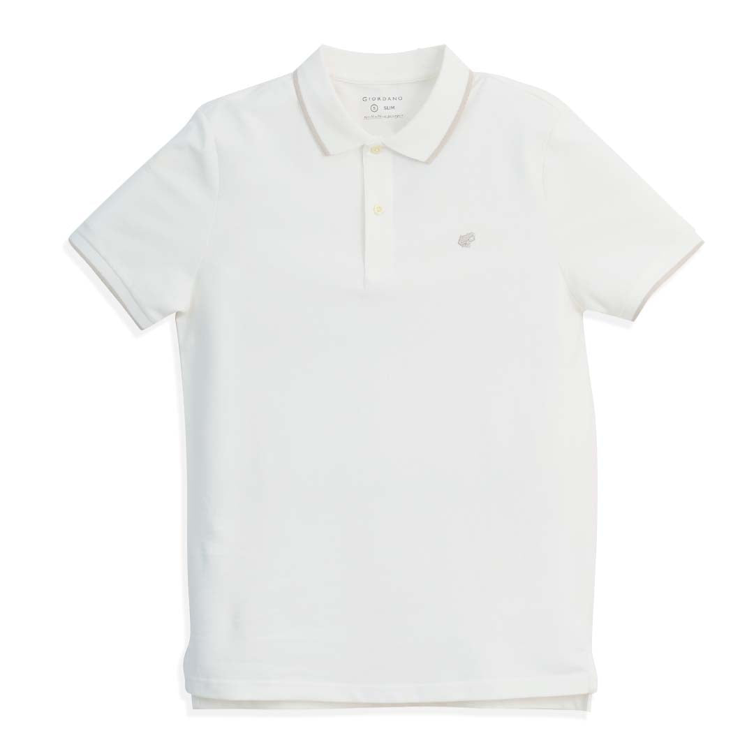 GIORDANO Men's Frog Slim Fit Polo (01016267)