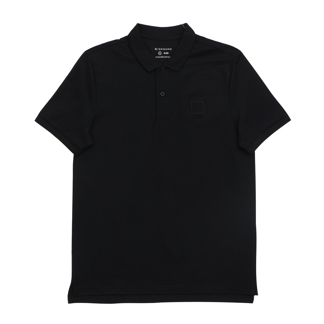GIORDANO Men's Silk Blend Emblem Polo (01015221)