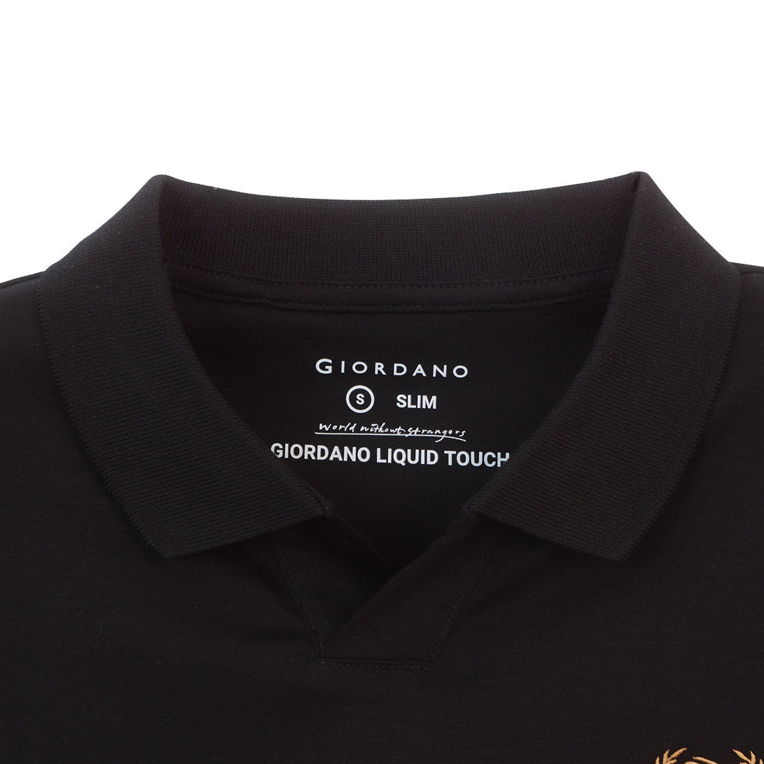 GIORDANO Men's Slim Fit Liquid Touch Polo (01015333)