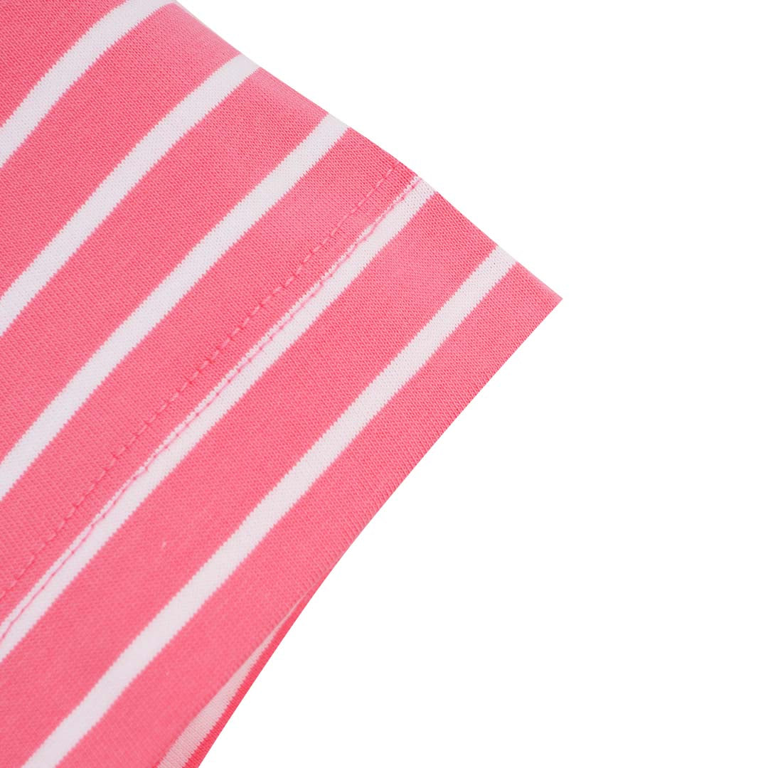 GIORDANO Women's Cotton Jersey Crew Neck Comfort Fit Stripe Tee (05326376)