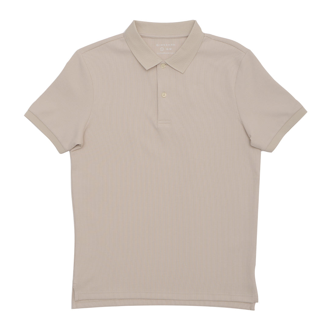 GIORDANO Men's Stretch Waffle Polo (01015253)