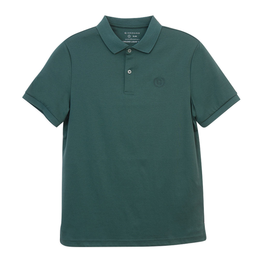 GIORDANO Men's Liquid Touch Slim Fit Polo (01016291)