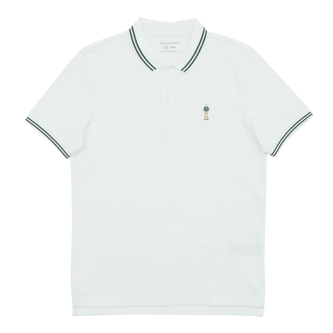 GIORDANO Men's Classic Man Sweatmark Free Polo (01015316)