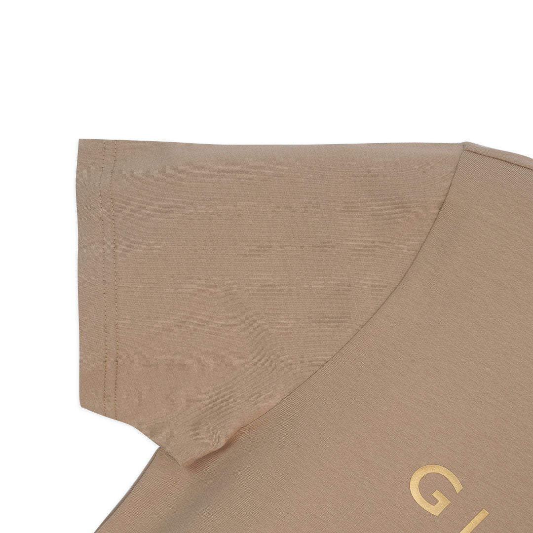 GIORDANO Men's Slim Fit Lion Logo Tee (01096201)