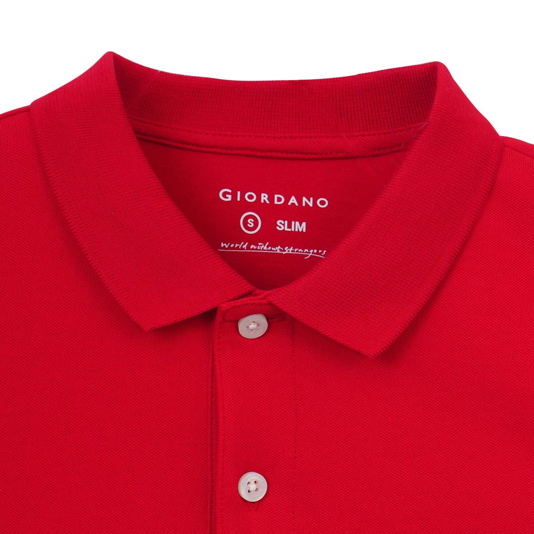 GIORDANO Men's Frog Slim Fit Polo (01016266)
