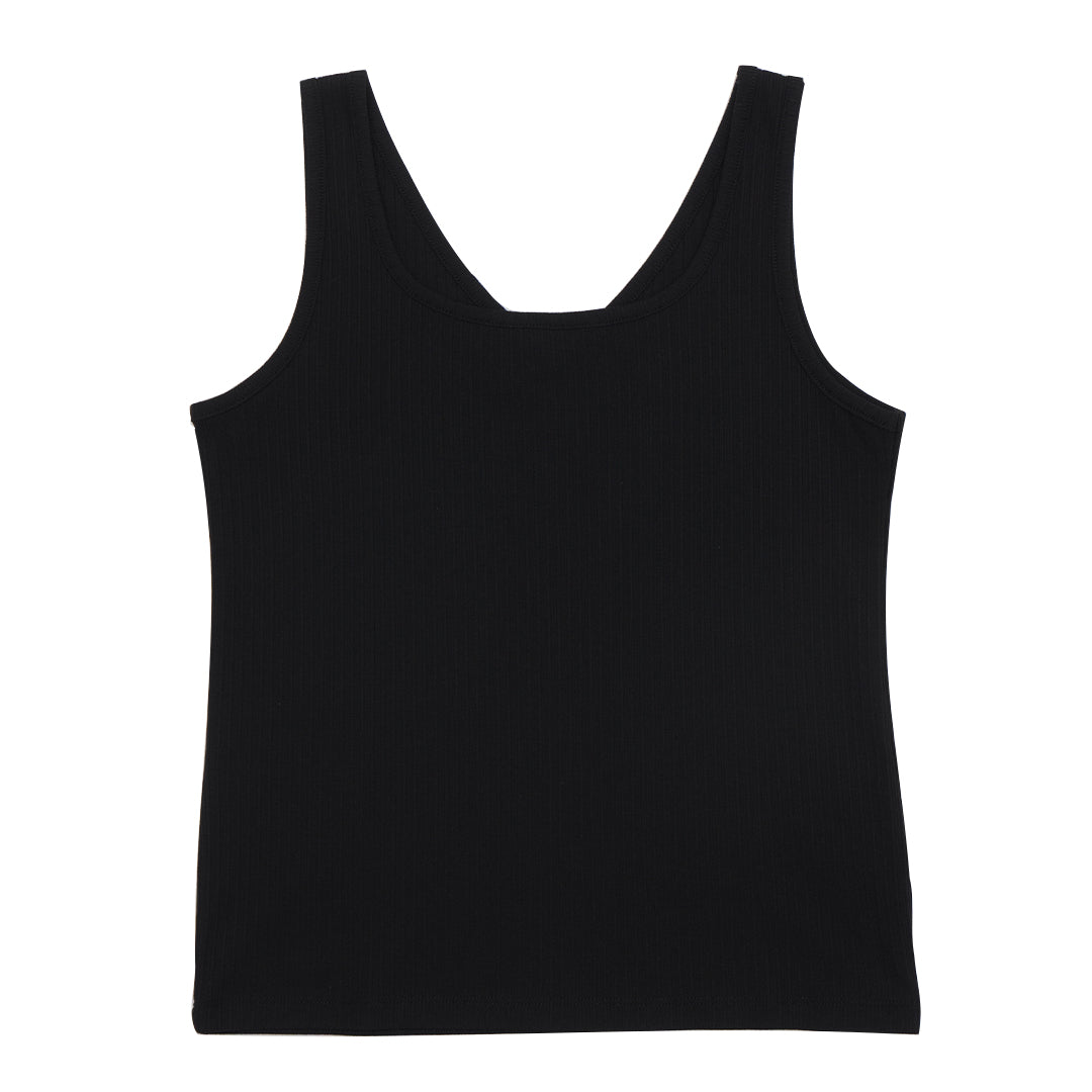 GIORDANO Women's Sorona Jacquard Rib V-Neck Comfort Fit Tee (05325242)