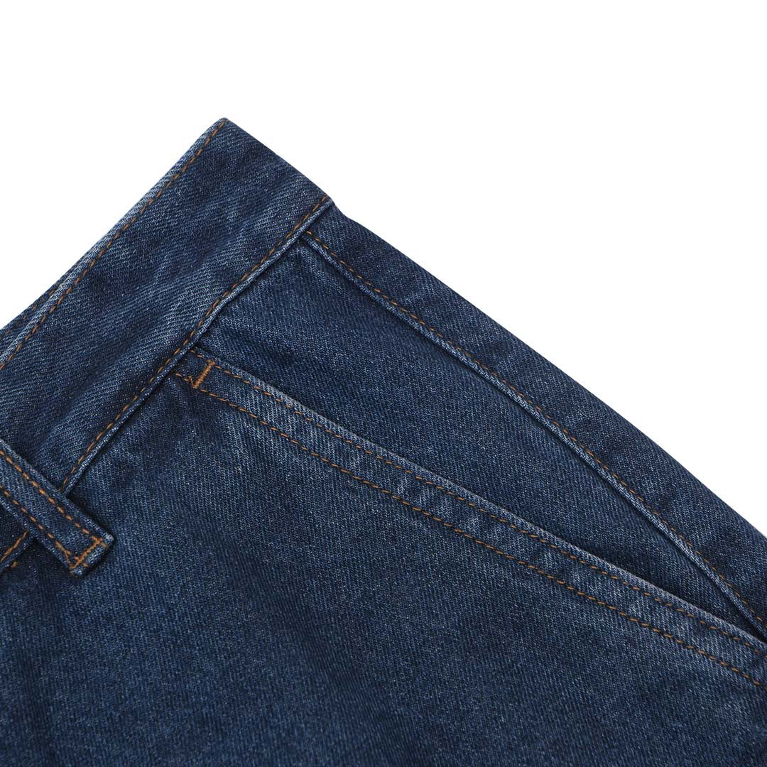 GIORDANO Men's Cotton Denim Mid Rise Relax Fit Cargo Jeans (01115043)