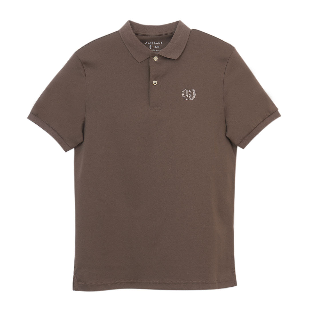 GIORDANO Men's Liquid Touch Slim Fit Polo  (01016291)