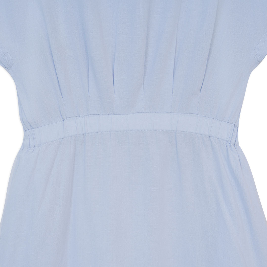 GIORDANO Women's Linen Cotton Lyocell Poplin Raglan Sleeve Loose Fit Dress (05466219)