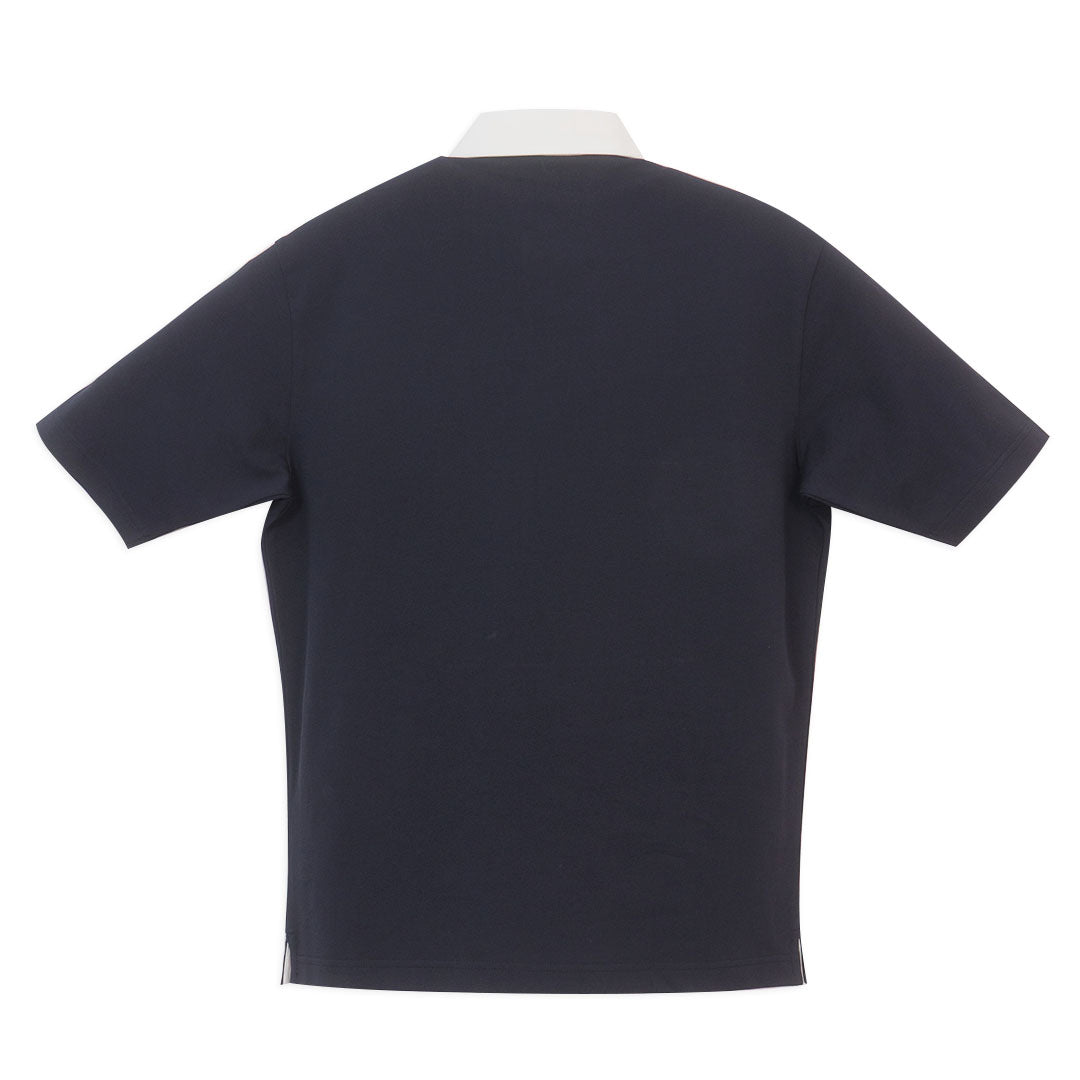 GIORDANO Men's Cotton Lycra Pique Relax Fit Embroidery Bold Polo (01016194)