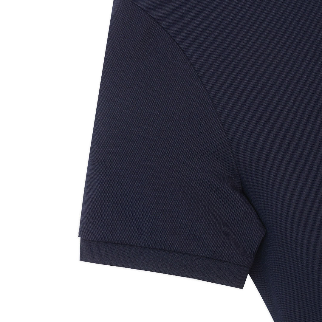 GIORDANO Men's Silk Blend Emblem Slim Fit Polo (01016293)