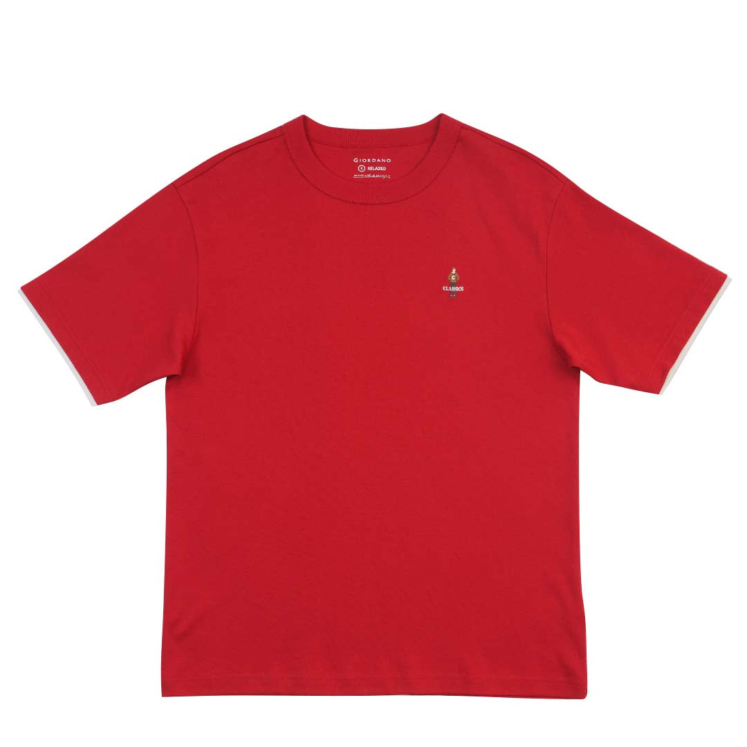 GIORDANO Men's Classics Club Sorona Crew Neck Tee (01025263)