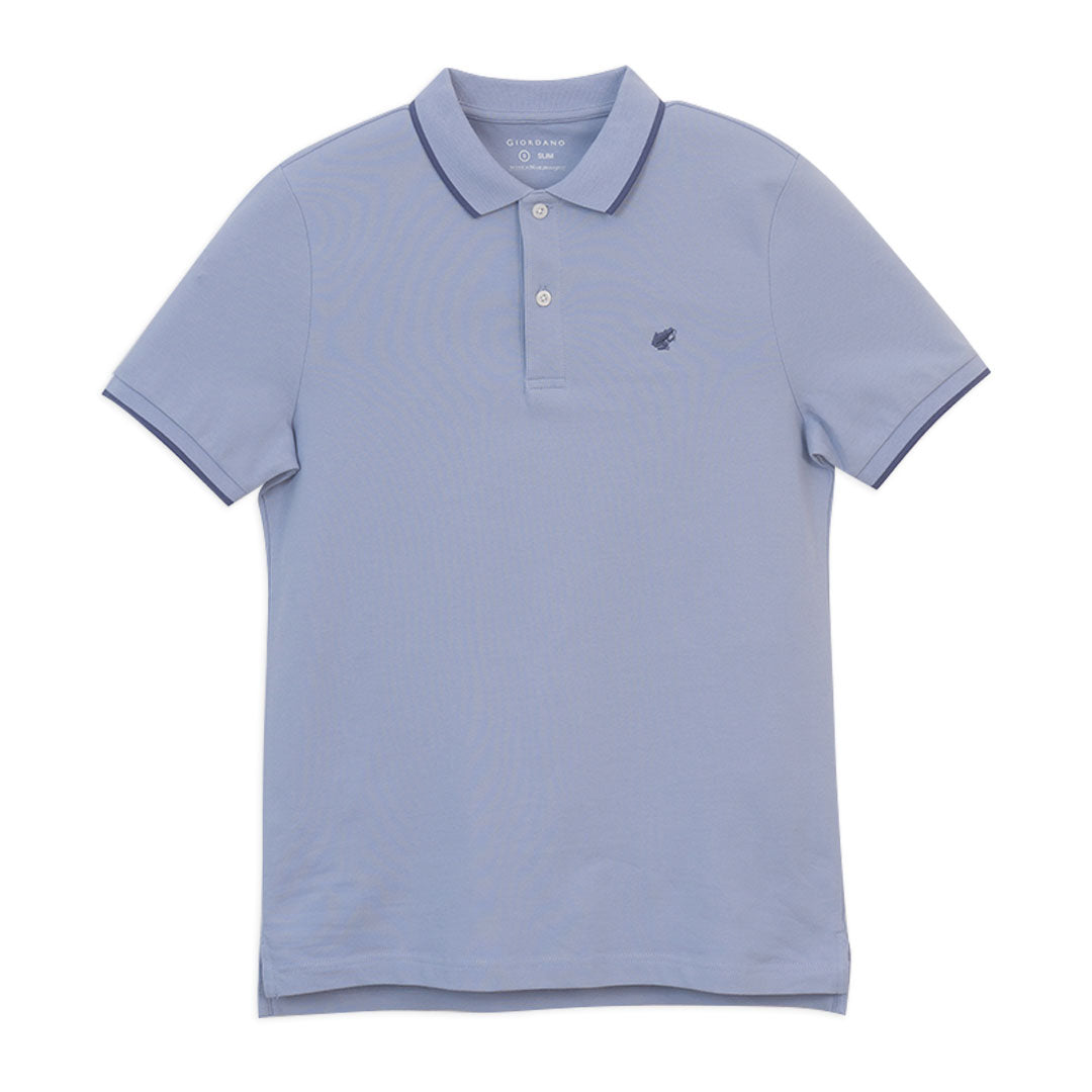 GIORDANO Men's Frog Slim Fit Polo (01016267)