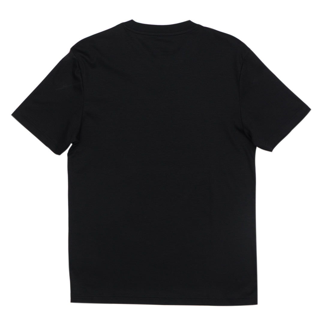 GIORDANO Men's Mulberry Silk Blend Emblem Crew Neck Tee (01025215)