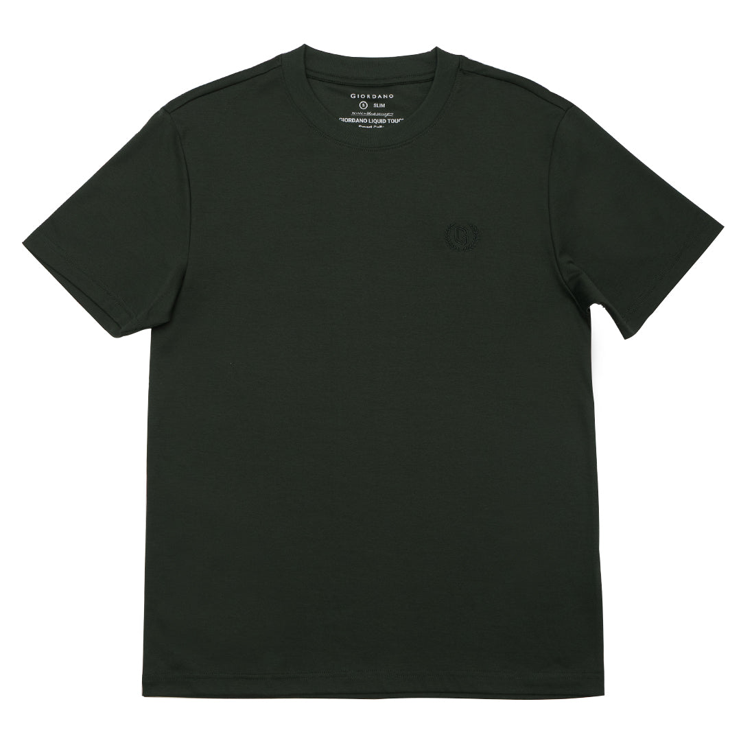 GIORDANO Men's Liquid Touch Crew Neck Tee (01023802)