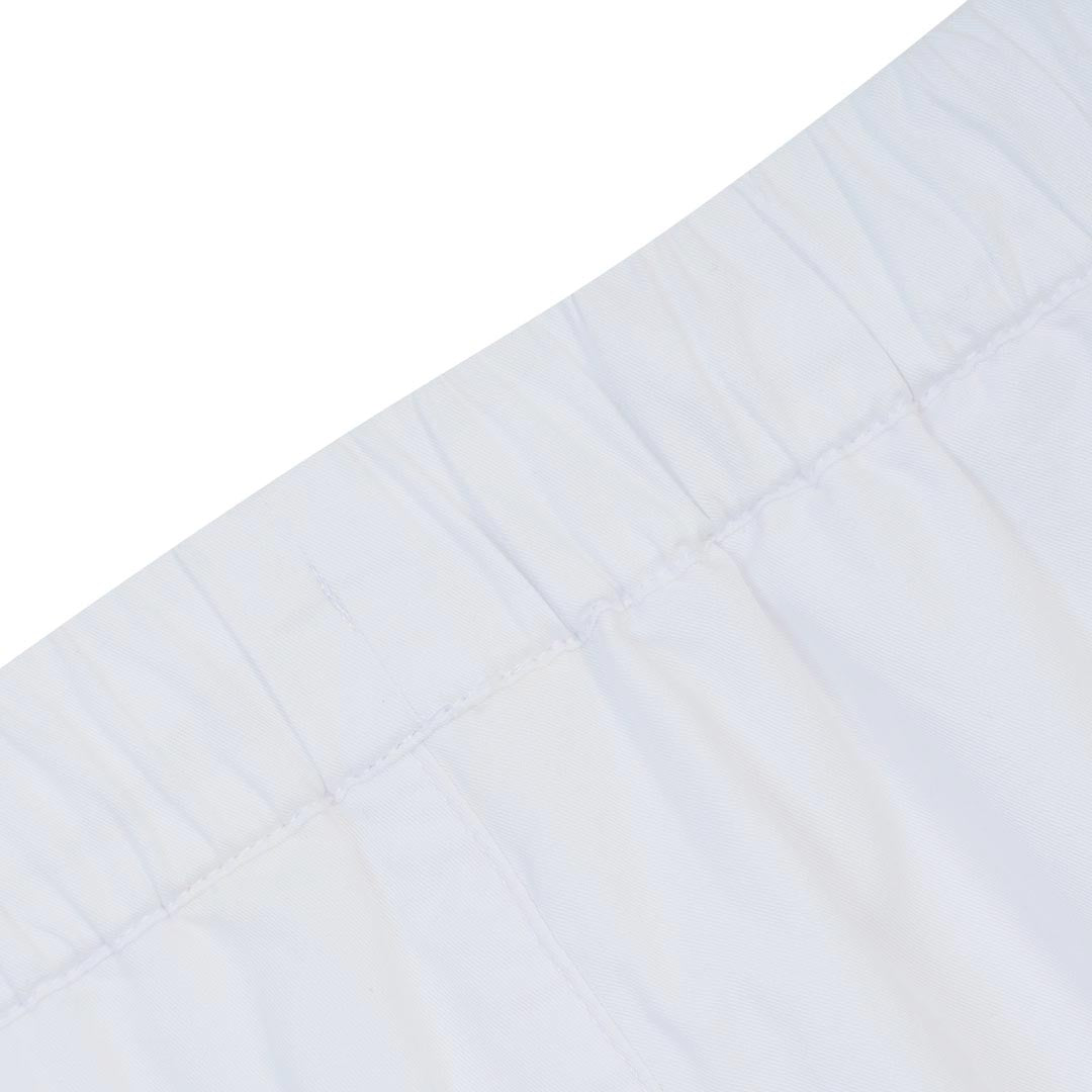 GIORDANO Women's Cotton Twill Mid Rise Regular Straight Fit Elastic Waist Audrey Pants (05426018)