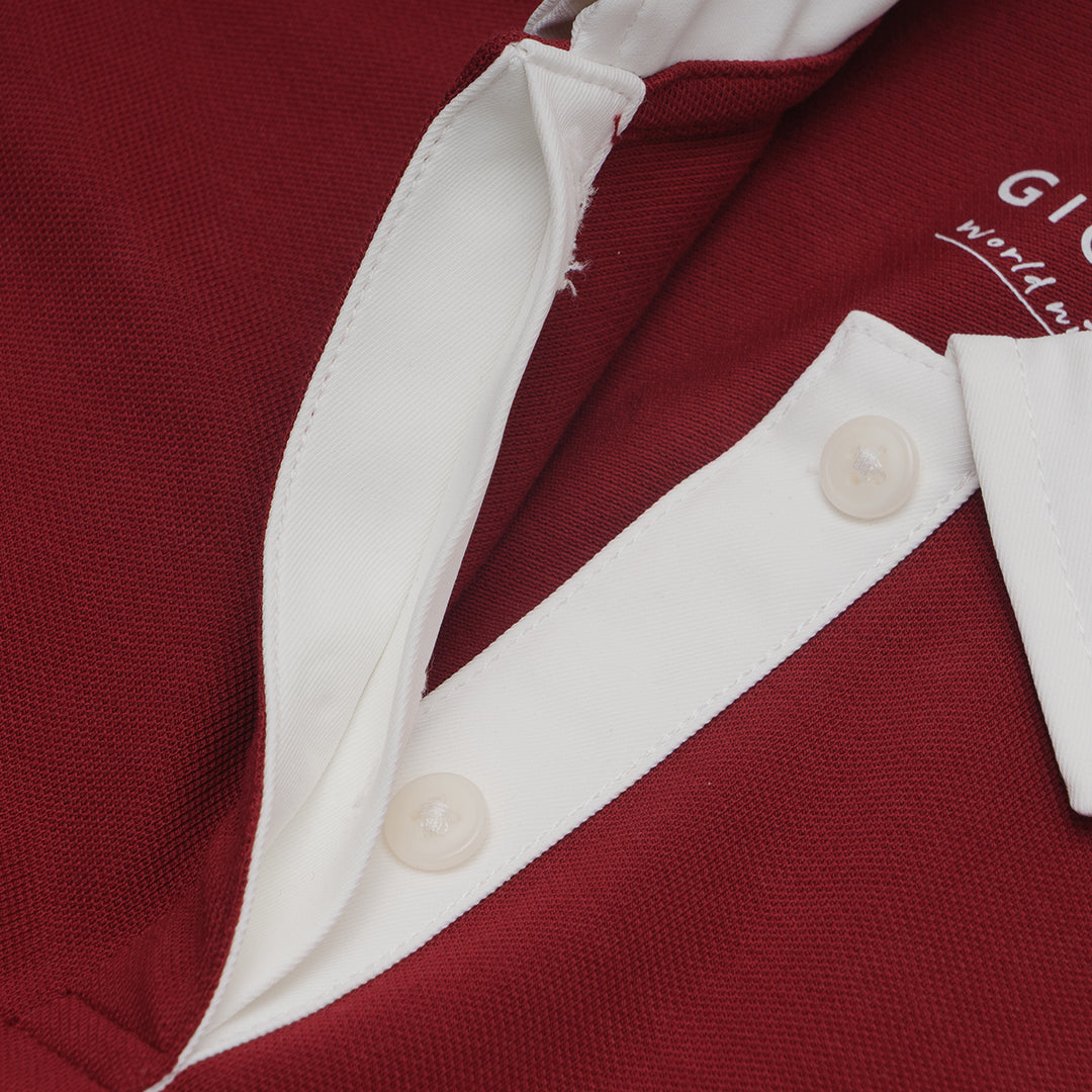 GIORDANO Women's Preppy Classic Man Boyfriend Fit Polo (05315335)