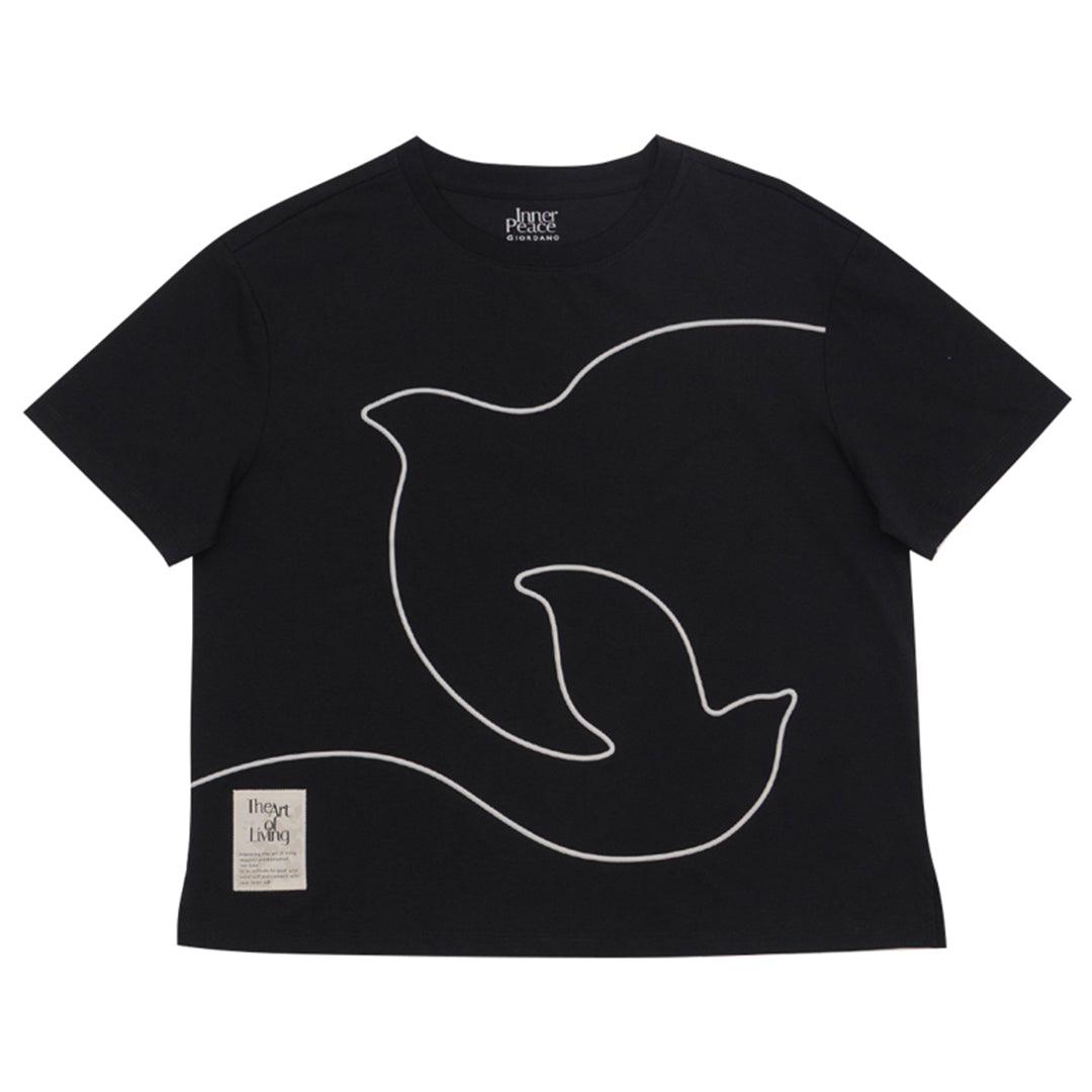 GIORDANO Women's Sorona Boyfriend Fit Printed Tee (05395208)