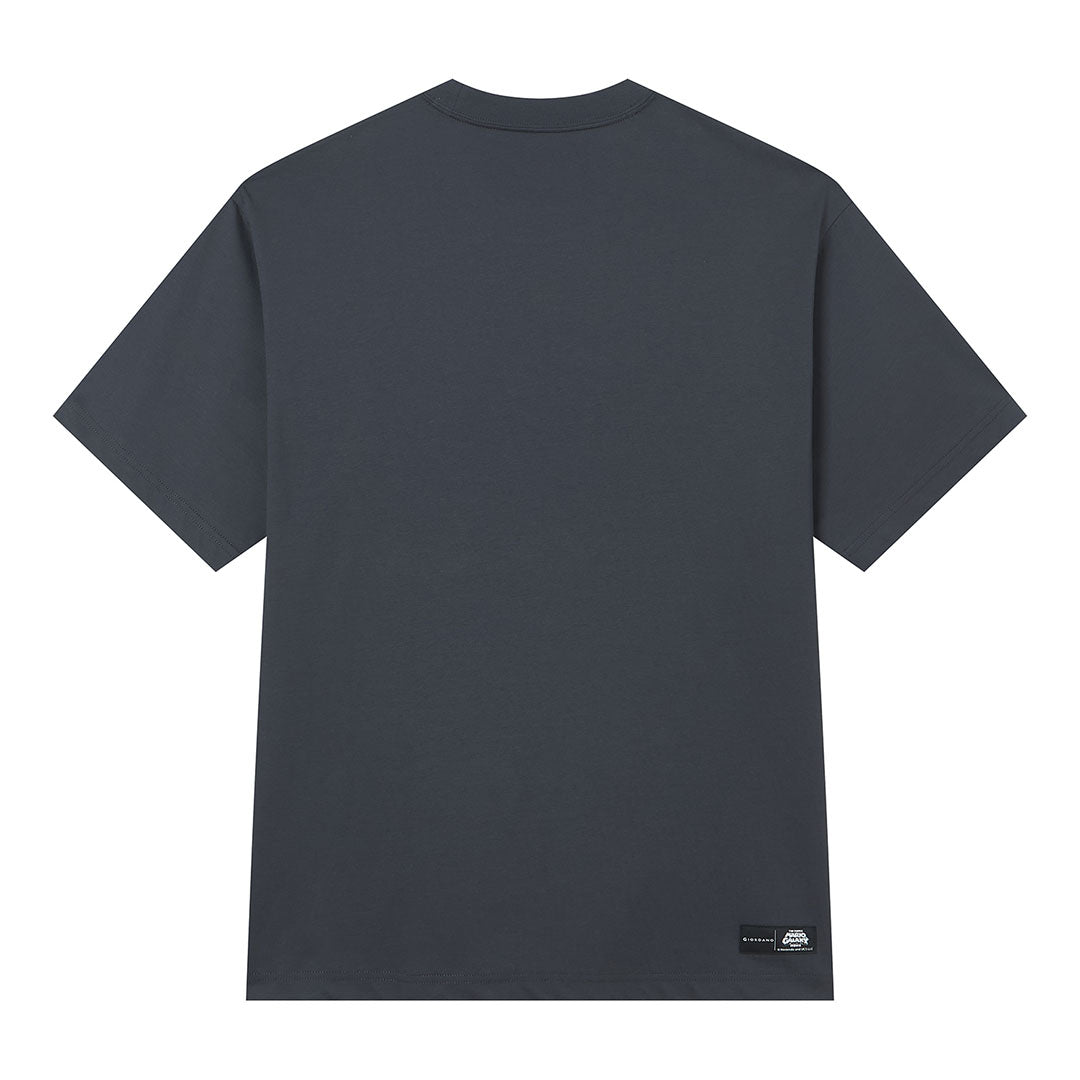GIORDANO Men's Super Mario Cotton Polyester Crew Neck Short Sleeve Relax Print Tee (01096355)