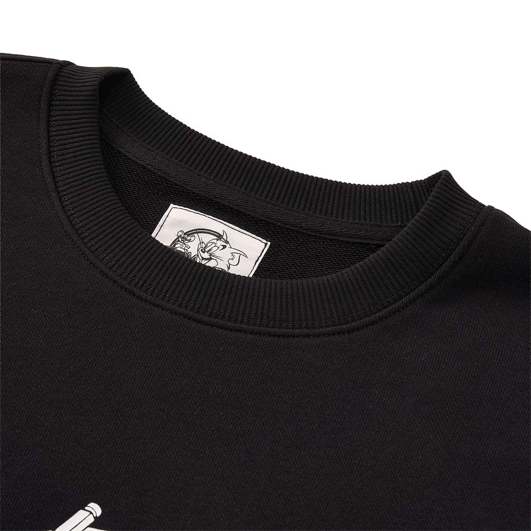 GIORDANO Men's Tom and Jerry  French Terry Relax Fit Printed Pullover (01096611)