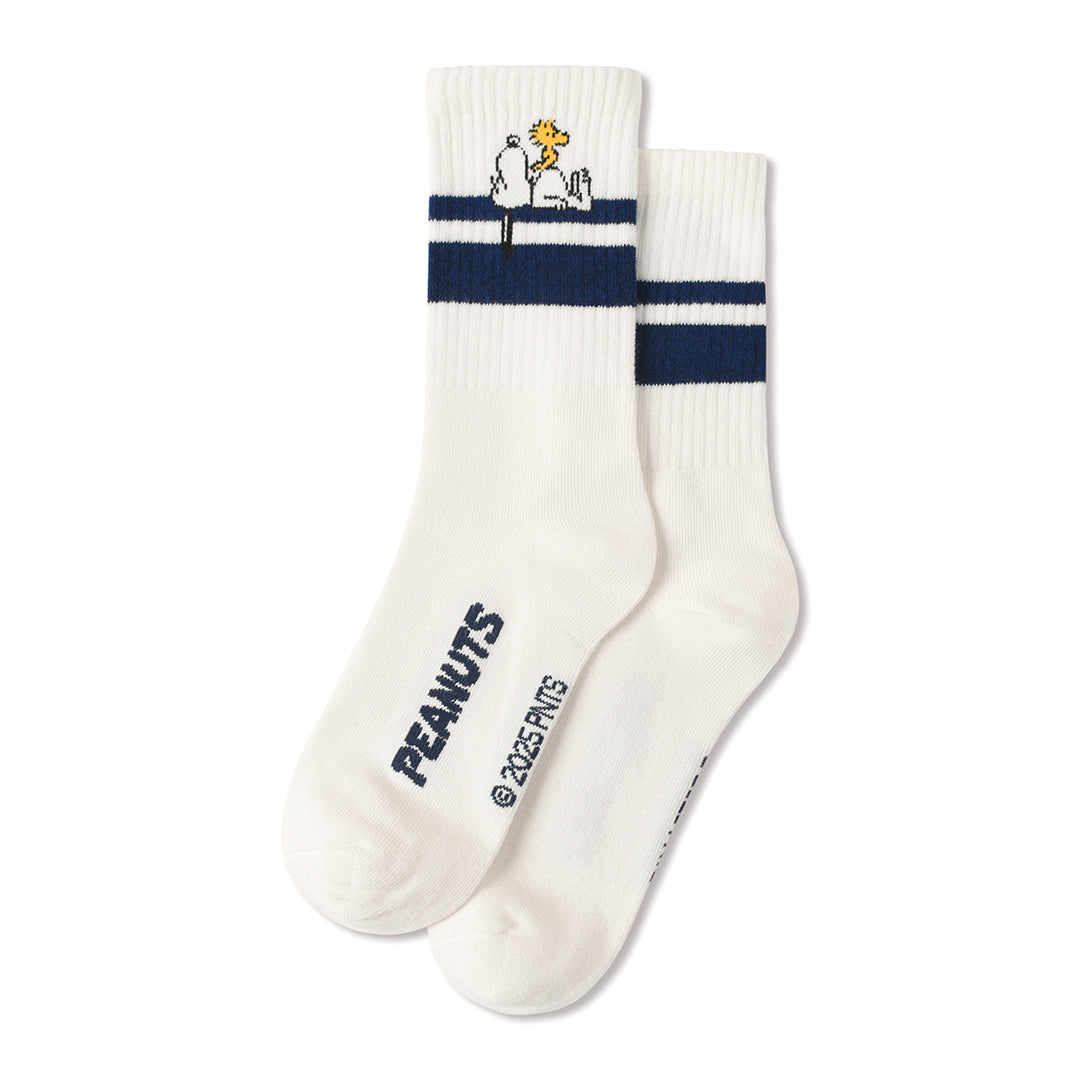 GIORDANO Men's Snoopy 2 Pair in a Pack Long Socks (01155610)