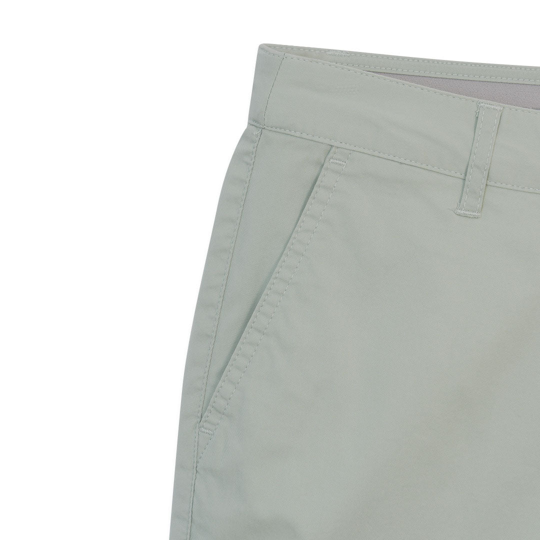 GIORDANO Women's Cotton Nylon Spandex Twill Mid Rise Slim Fit Pocket Shorts (05406218)