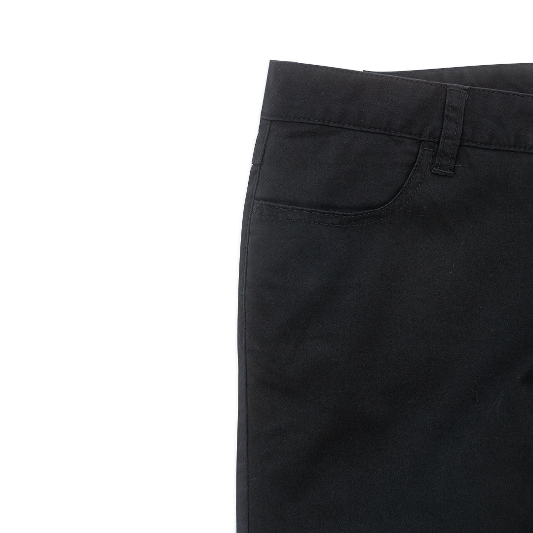 GIORDANO Women's Cotton Spandex Twill Mid Rise Slim Tapered Fit Pants (05428001)