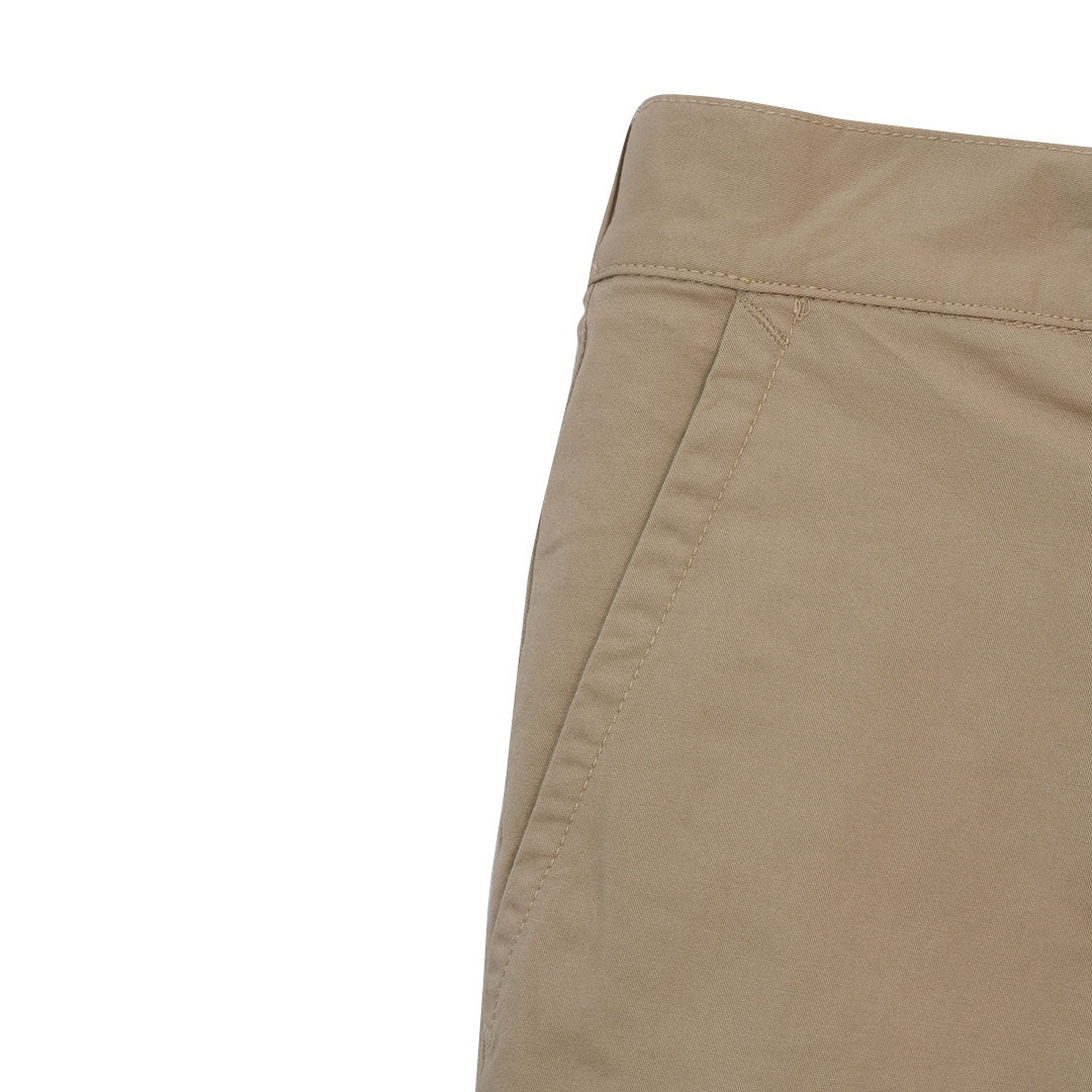 Men's Cotton Spandex Twill Mid Rise Regular Fit Shorts (13103232)
