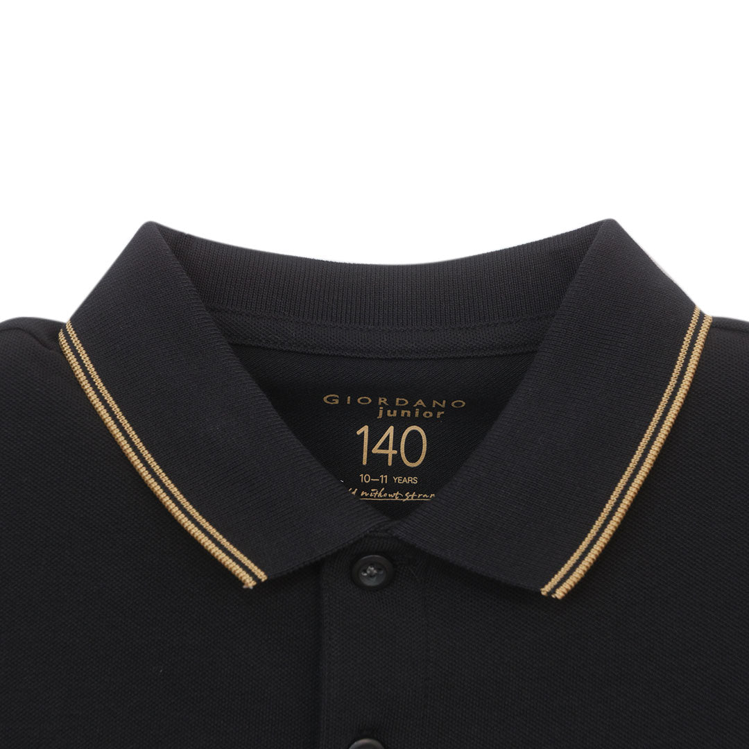 GIORDANO Junior Cotton Lycra  Slim Fit Bold Polo (03015332)