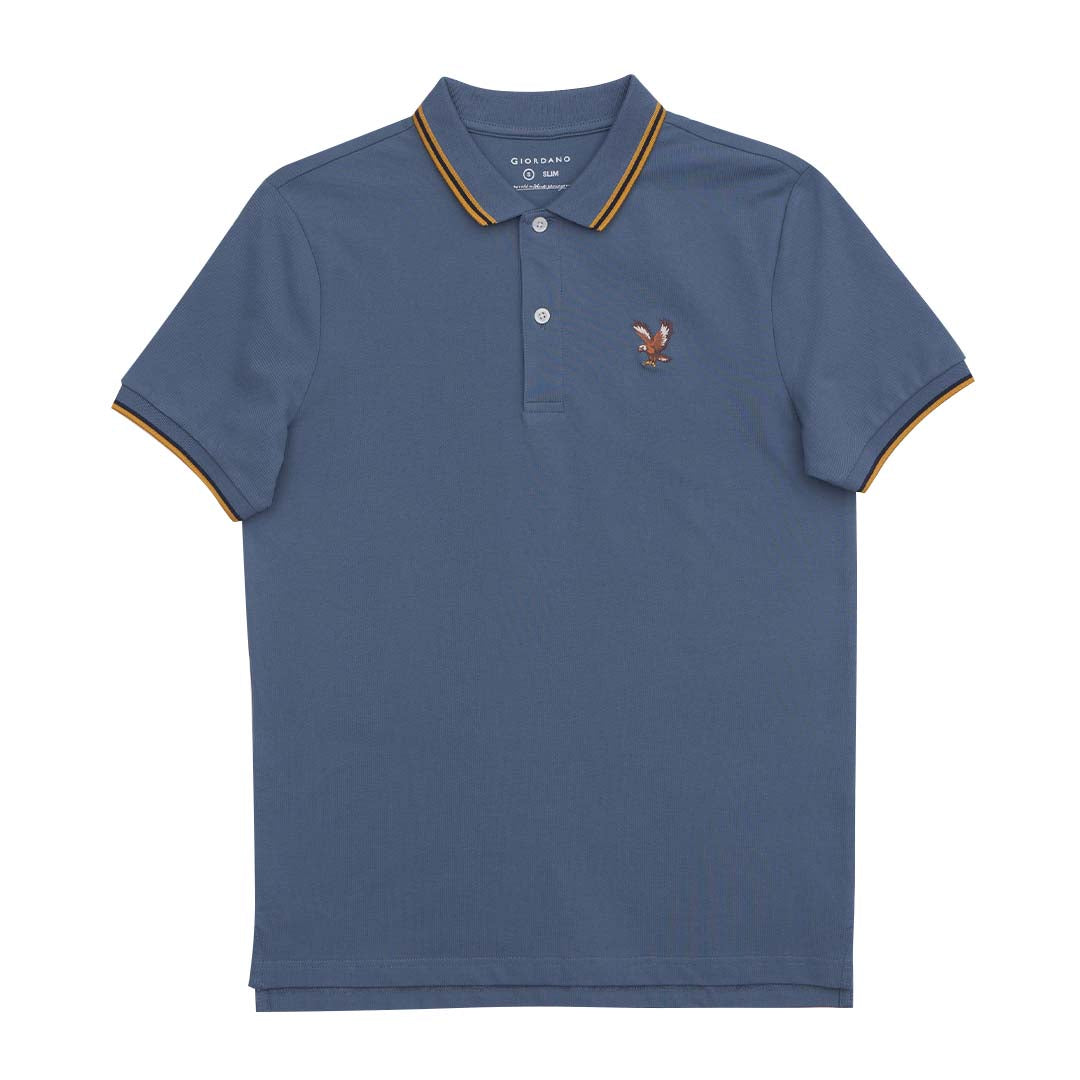 GIORDANO Men's Eagle Polo (01015237)