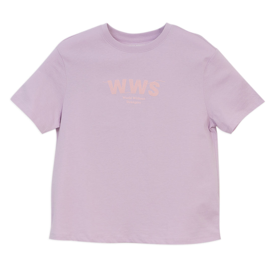 GIORDANO Women's Jersey Crew Neck Short Sleeves WWS Printed Tee (05396211)