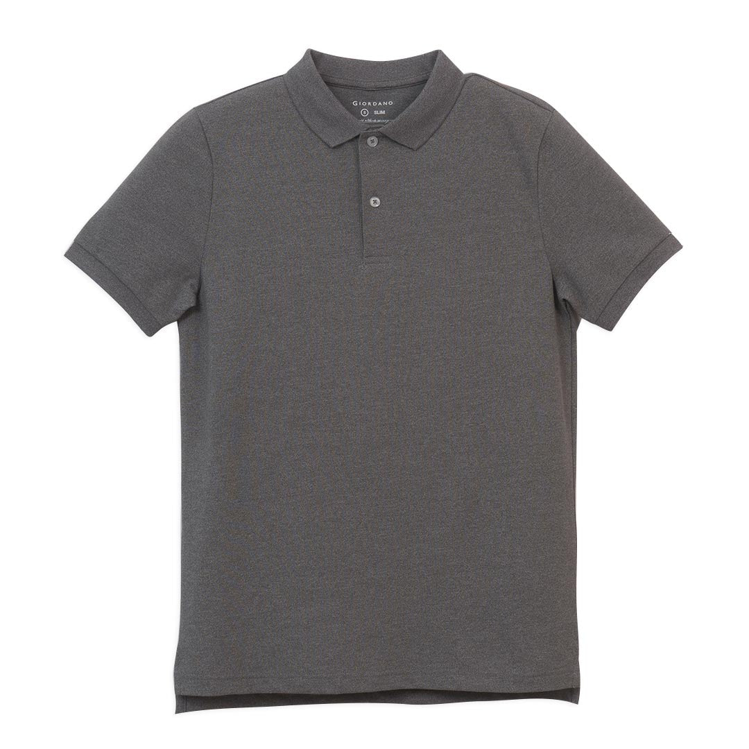 GIORDANO Men's Lycra Pique Slim Fit Sweatmark-Free Polo (01016249)