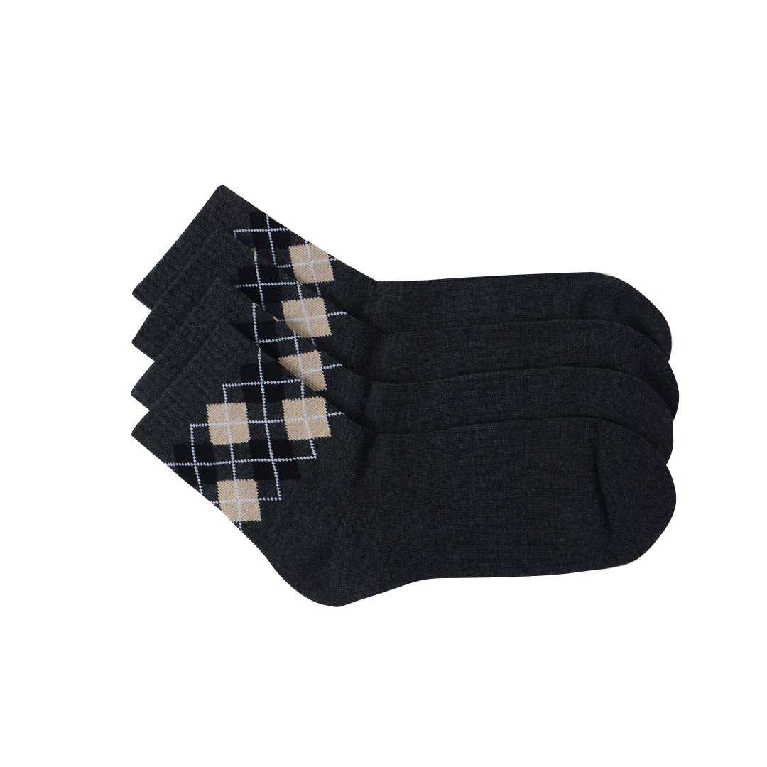 GIORDANO Men's 2 Pair in a Pack Mid Long Socks (01155011)