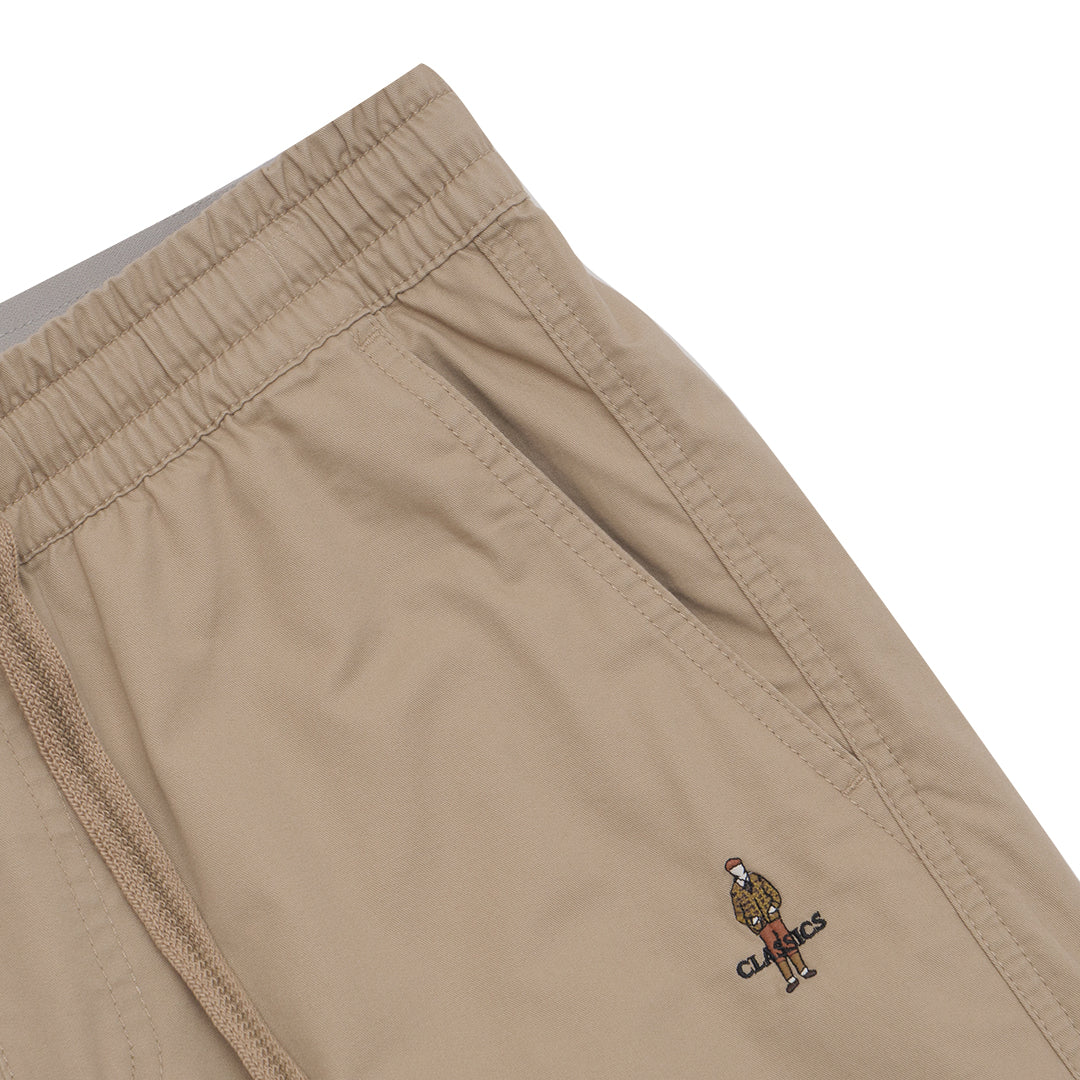 GIORDANO Men's Classic Man  Cotton Twill Mid Rise Slim Tapered Fit Bermuda Shorts (01105205)