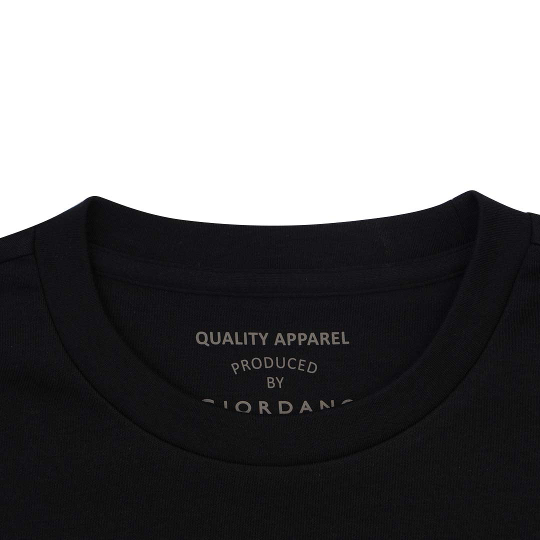 GIORDANO Women's Cotton Spandex Crew Neck Boyfriend Fit Tee (05325276)