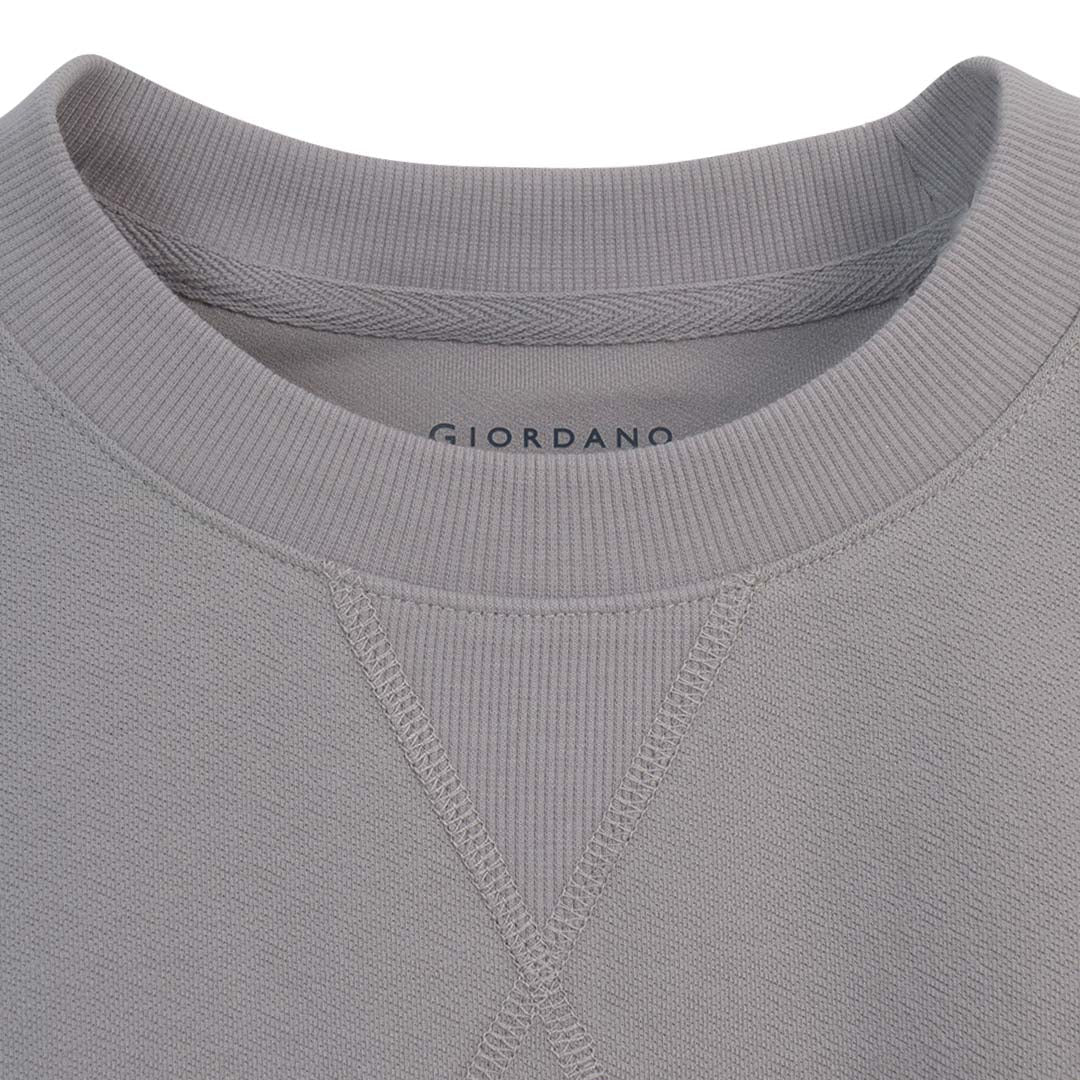 GIORDANO Men's Cotton Polyester Crew Neck Loose Fit Tee (01026221)