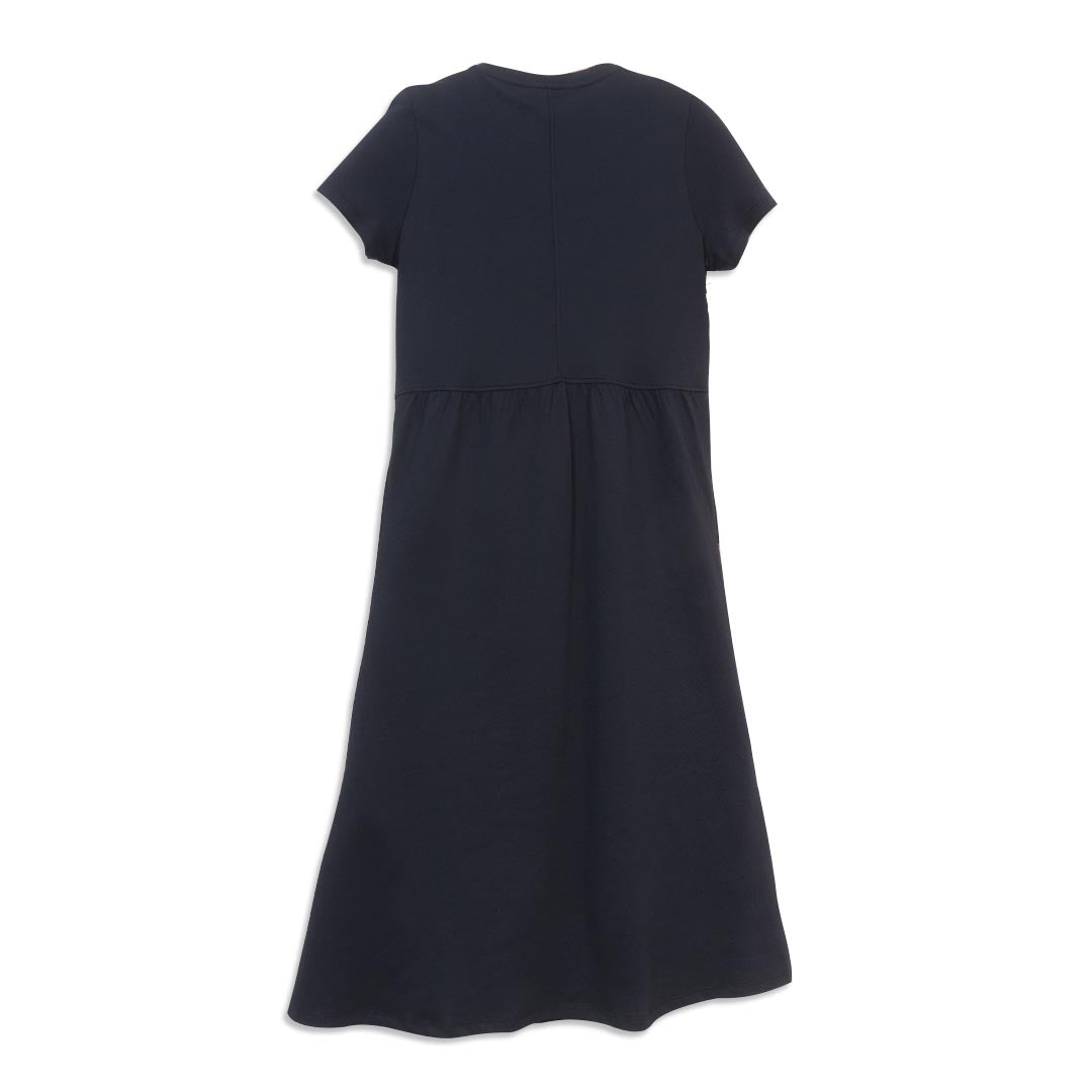 GIORDANO Women's Cotton Polyester Crew Neck Comfort Fit Dress (05465492)