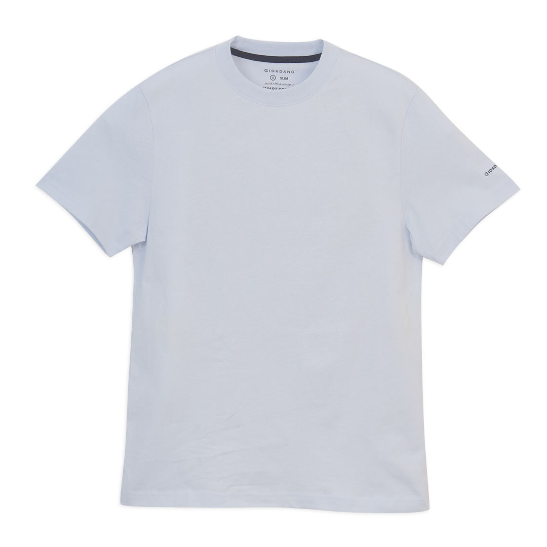 GIORDANO Men's Cotton Jersey Crew Neck Slim Fit Tee (01026750)