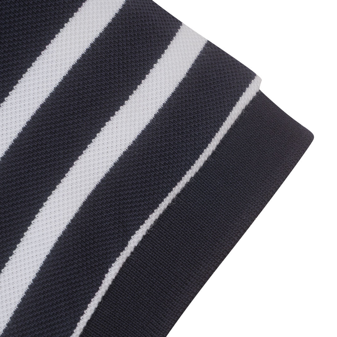 GIORDANO Men's Cotton Pique Slim Fit Stripe Polo (01016230)
