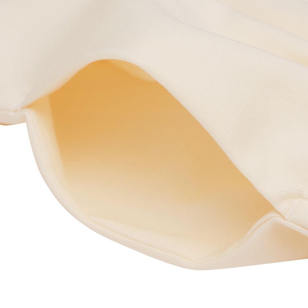 GIORDANO Women's Drape Twill Acute Collar Short Sleeves Comfort Fit Dress (05465001)