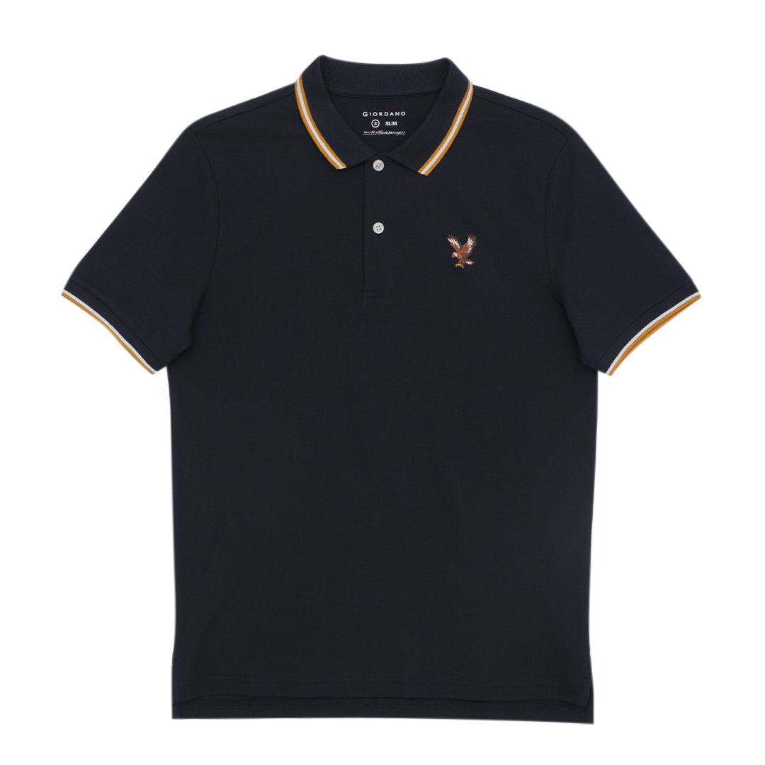 GIORDANO Men's Eagle Polo (01015237)