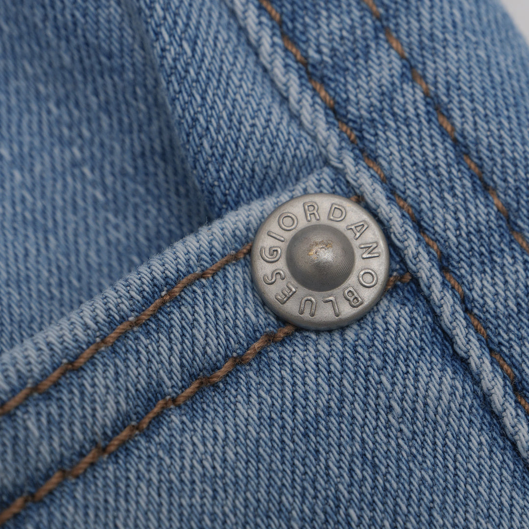 GIORDANO Women's Denim High Waist Mom Straight Fit Pocket Jeans (05415024)