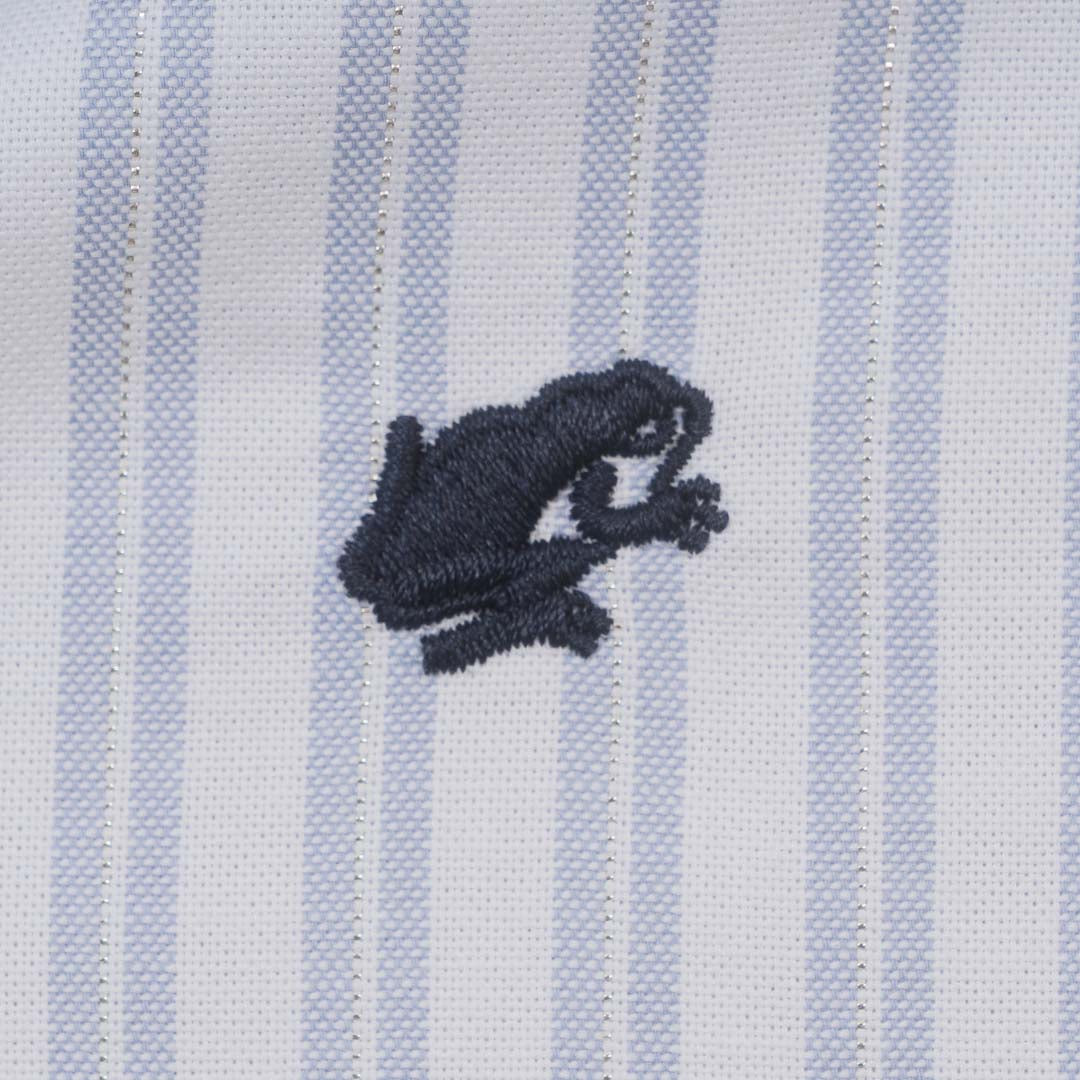 GIORDANO Women's Frog Stretch Oxford Notch Collar Short Sleeves Loose Fit Eco Soft Shirt (05346229)
