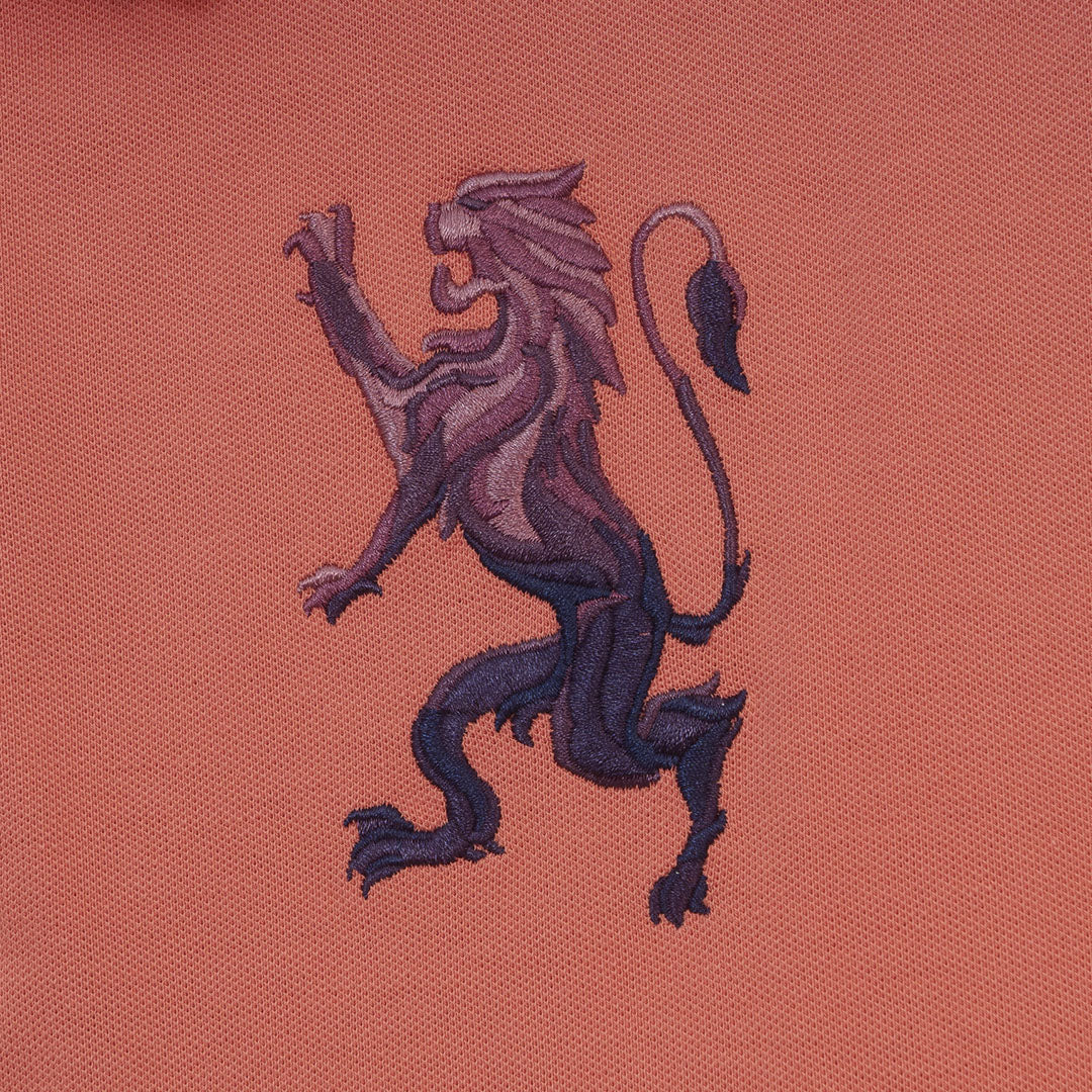 GIORDANO Men's Slim Fit 3D Lion Polo (01015222)