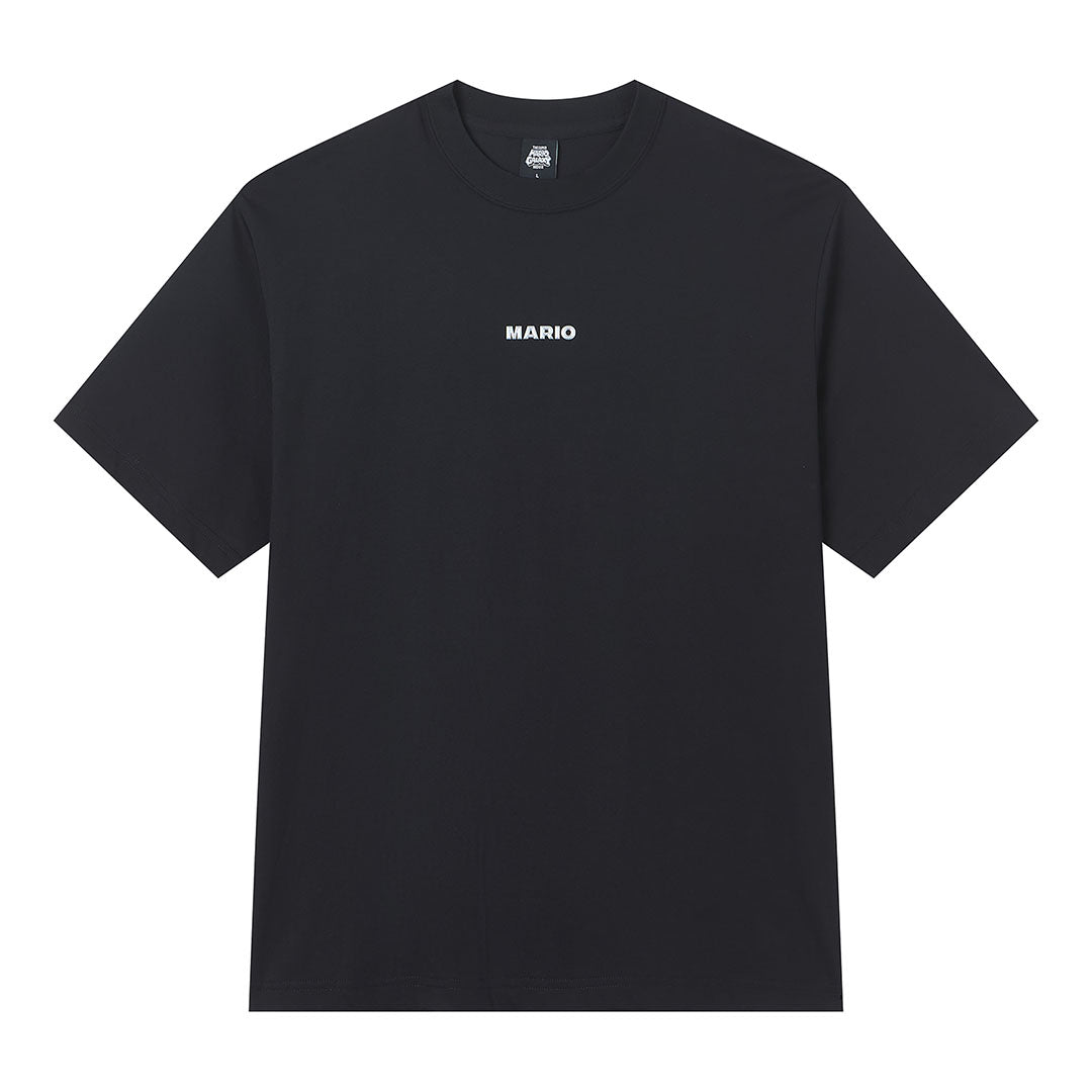 GIORDANO Men's Super Mario Cotton Polyester Crew Neck Short Sleeve Relax Print Tee (01096352)
