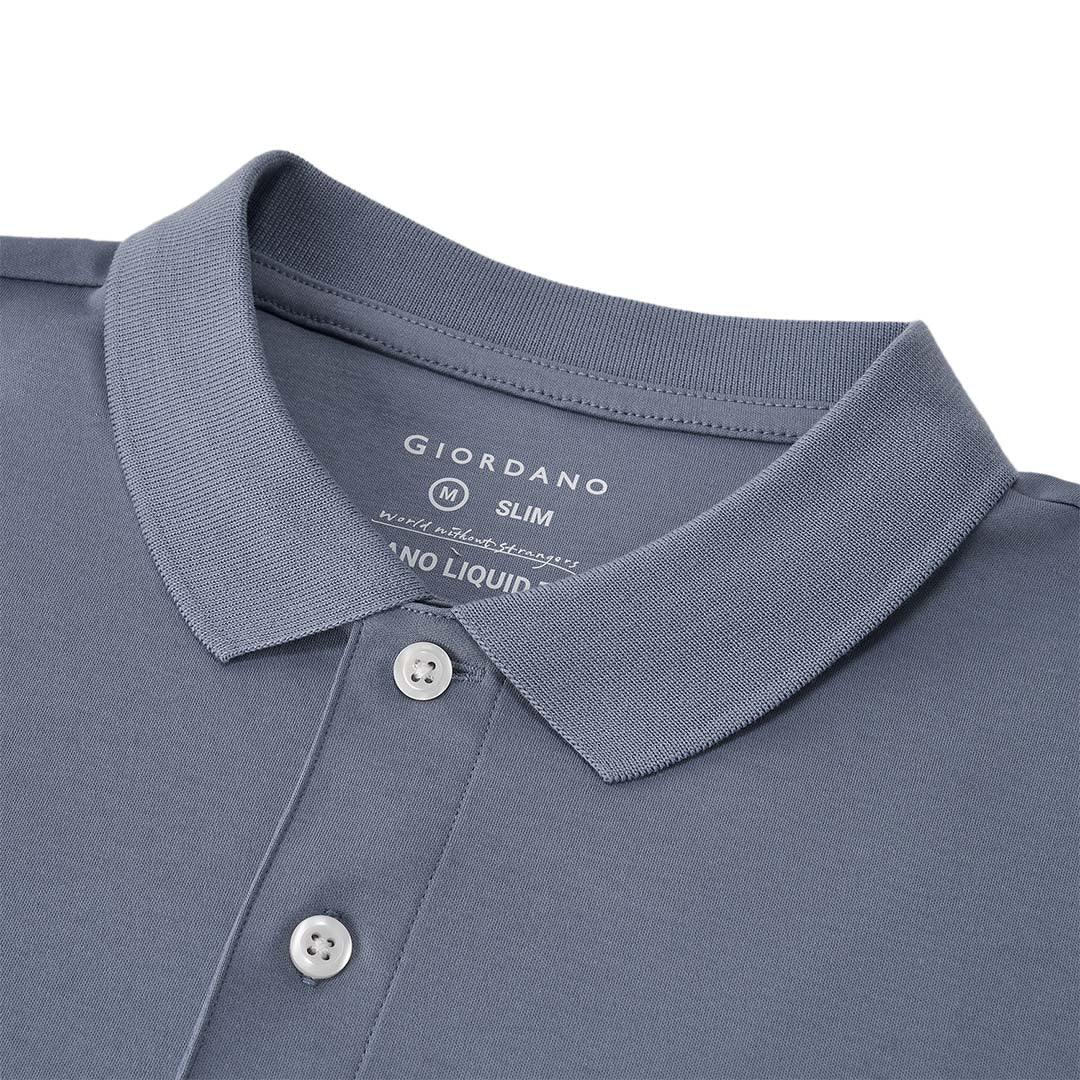 GIORDANO Men's Liquid Touch Slim Fit Polo (01015291)