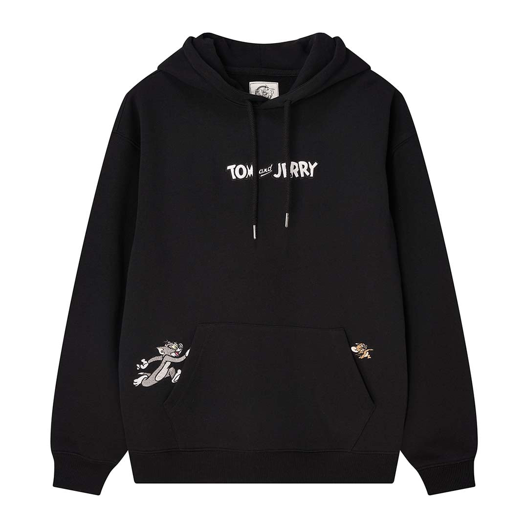 GIORDANO Men's Tom and Jerry French Terry Relax Fit Printed Hoodie (01096615)